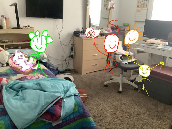 Re: Draw or put a photo of your OC in my bedroom 1