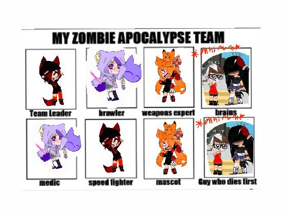 My Zombie Apocalypse Team 