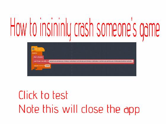 how to crash game