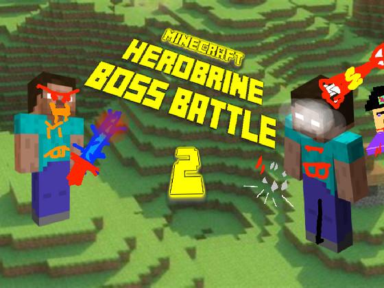 minecraft herobrine boss battle 2 but weird