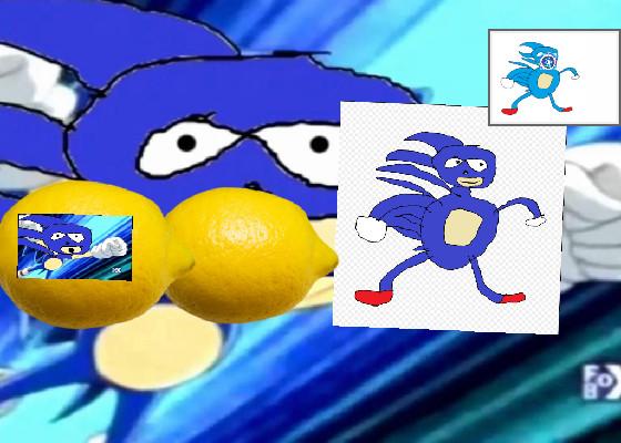sanic eats lemon