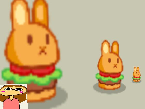 sunflower w bunny burger