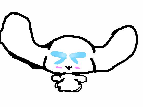 trying to draw cinnamoroll