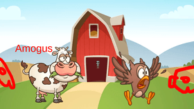 Cow And Owl In Amogus