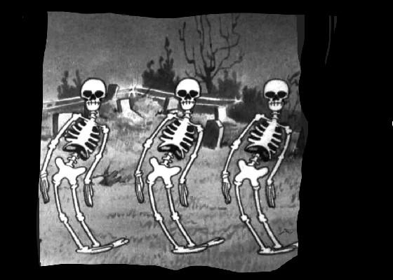 spooky scary skeletons