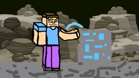Week 1: Create Your Avatar: Steve Mining Diamonds
