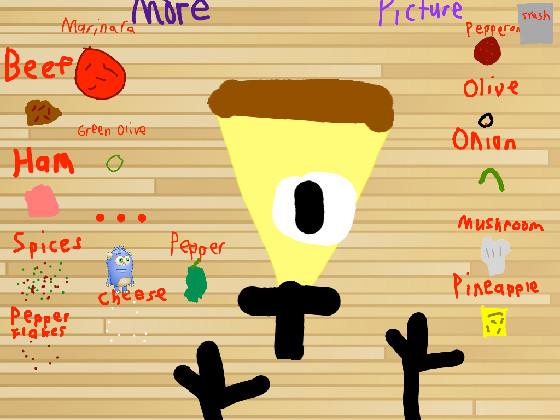 bill cipher pizza