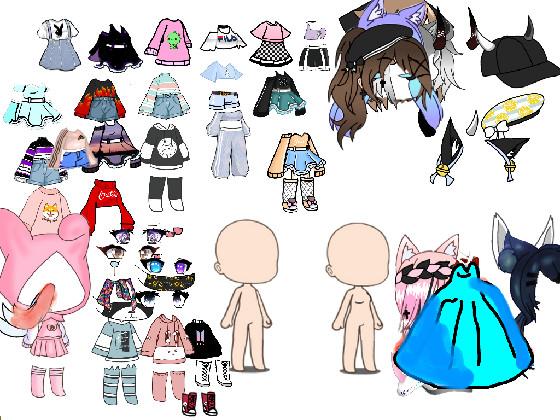 gacha life dress up game❤️ 1