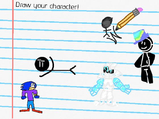 add your oc on paper 1 1