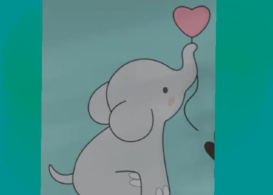 cute elephant with cute music 1