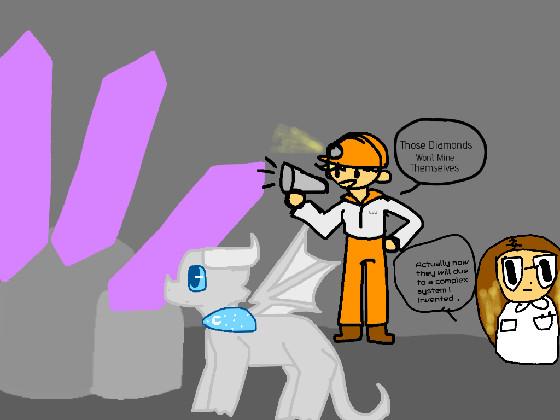 Add your OC in a crystal cave! 1