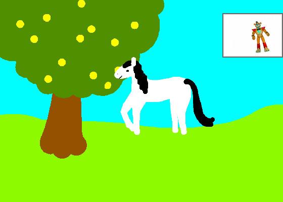hors eats a lemon!