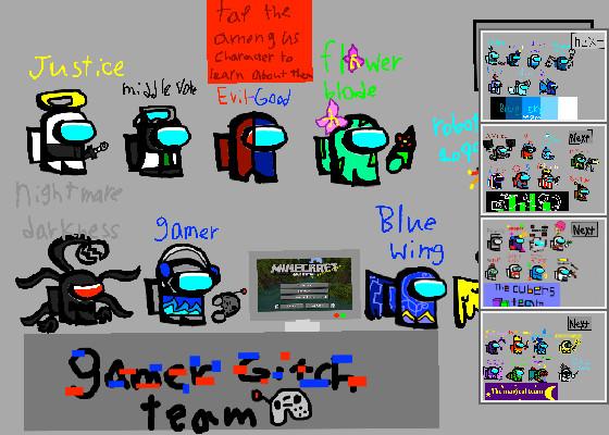 among us team guide book