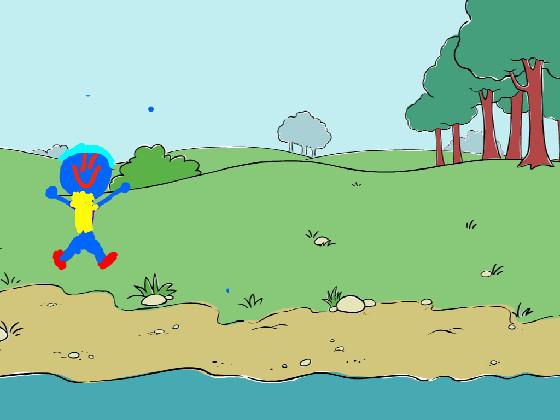 boy doing jumping jacks