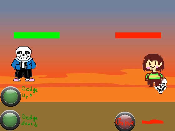 sans vs chara medium