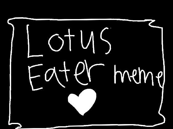 lotus eater (my fursona character)