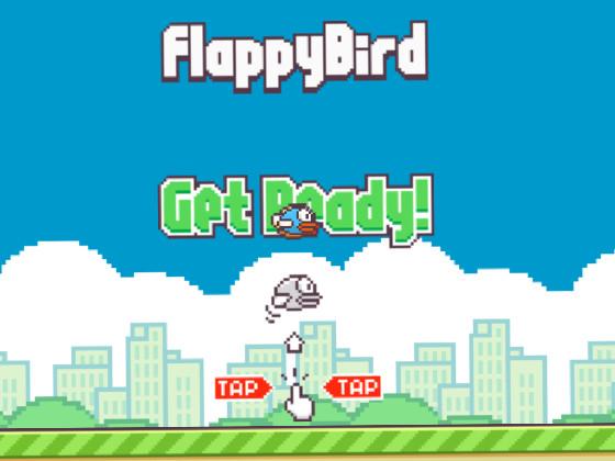 Flappy Bird hacked lol you want points do this 1