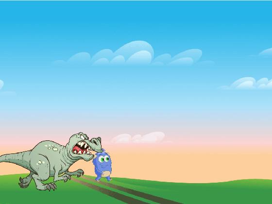 The dinosaur ate me!