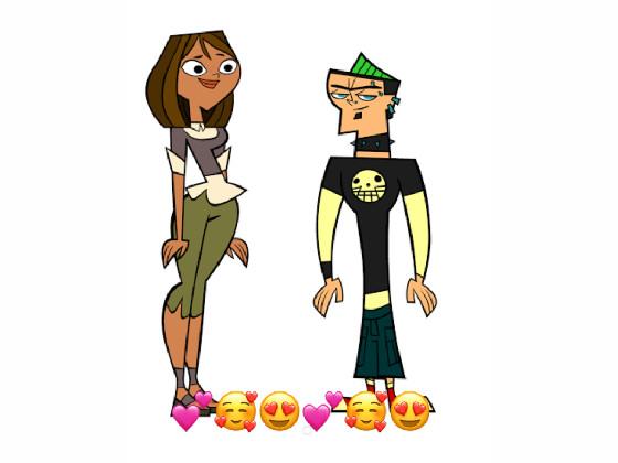 Total drama island Courtney and Ducan 🥰💕😍❤️