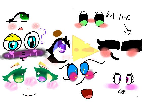 RE: Add Your oc face 100 likes eyes reveal 1 1 1 1
