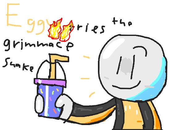 Eggy tries the grimmace shake  1