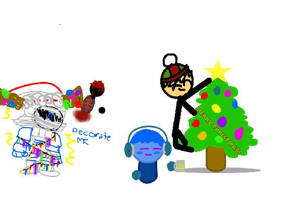 add your oc at Christmas  1 1 1