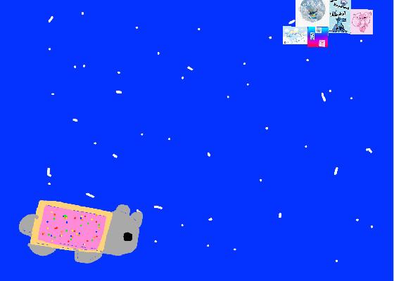 Drawing with nyan cat!1. 2 . 3