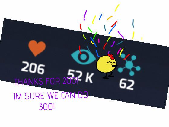 THANKS FOR 200!