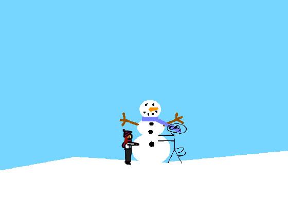 Add you as child making snowman⛄️ 1