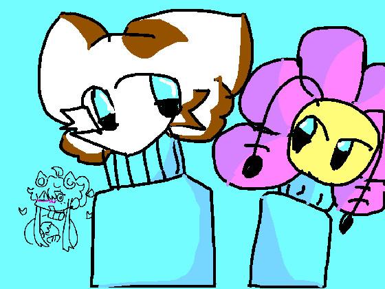 Fanart for neo and flower !! 1