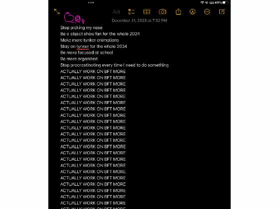 New Year’s resolutions  1