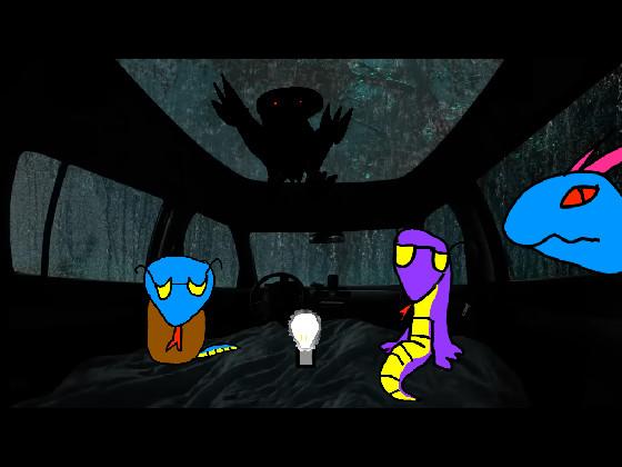 All alone in the darkness