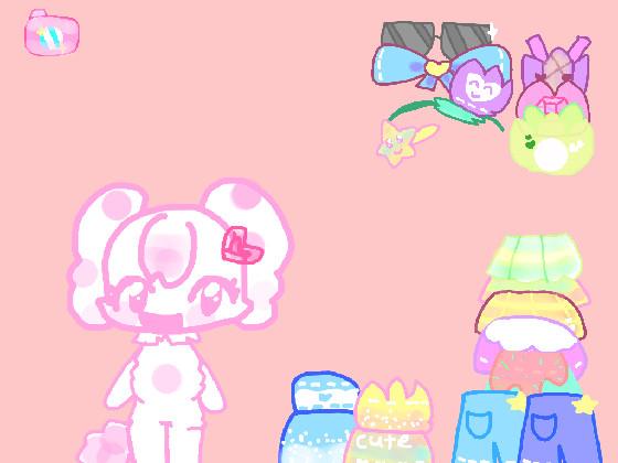 Fluffy pastel dress up