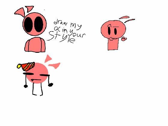 Re:draw my oc in your style😌👆