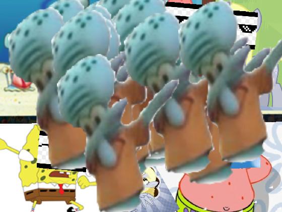 Dab squidward 1 1 1 1