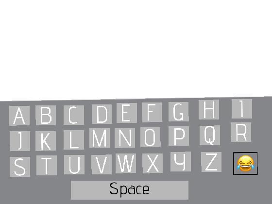 Keyboard Type Template Alphabet