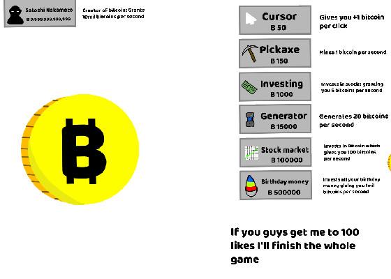 Bitcoin clicker