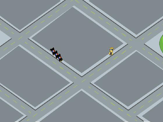 Escape from 3 car of police!