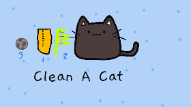 Clean a cat
