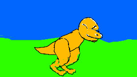 dino with no arms
