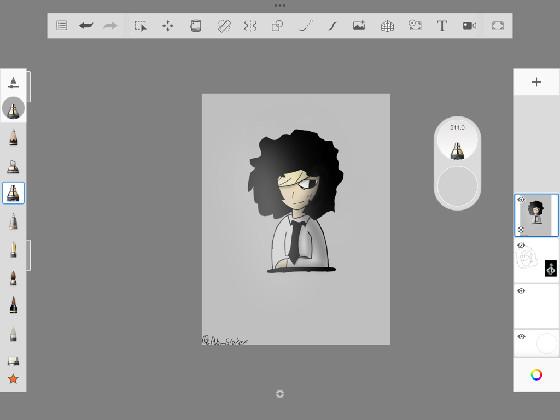 first drawing on diff app