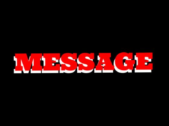 MESSAGE