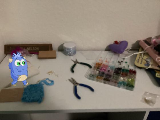 my desk when I get home