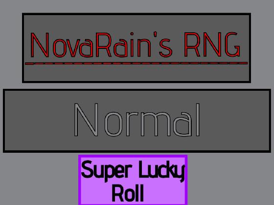 Super Lucky Nova’s RNG
