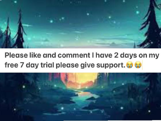 please give support,😭