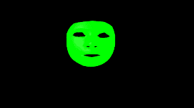 green screen face receiver