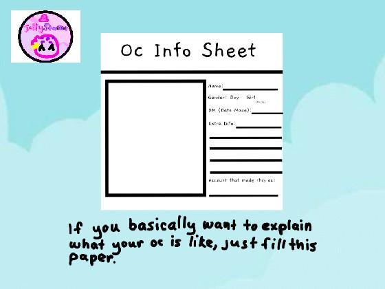 Oc Info Sheet Fill In