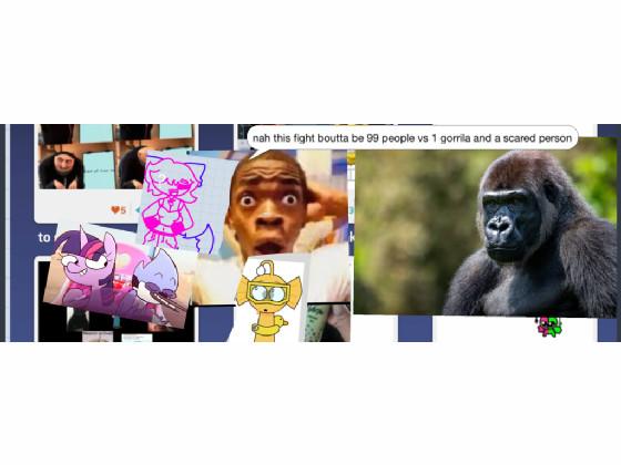 100 men vs. 1 gorilla 💀