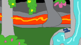 Lush cave!