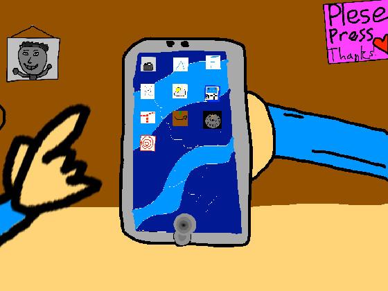 Playing on my phone  1